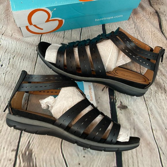 BareTraps Black Kaiser Women Sandals - Picture 2 of 8